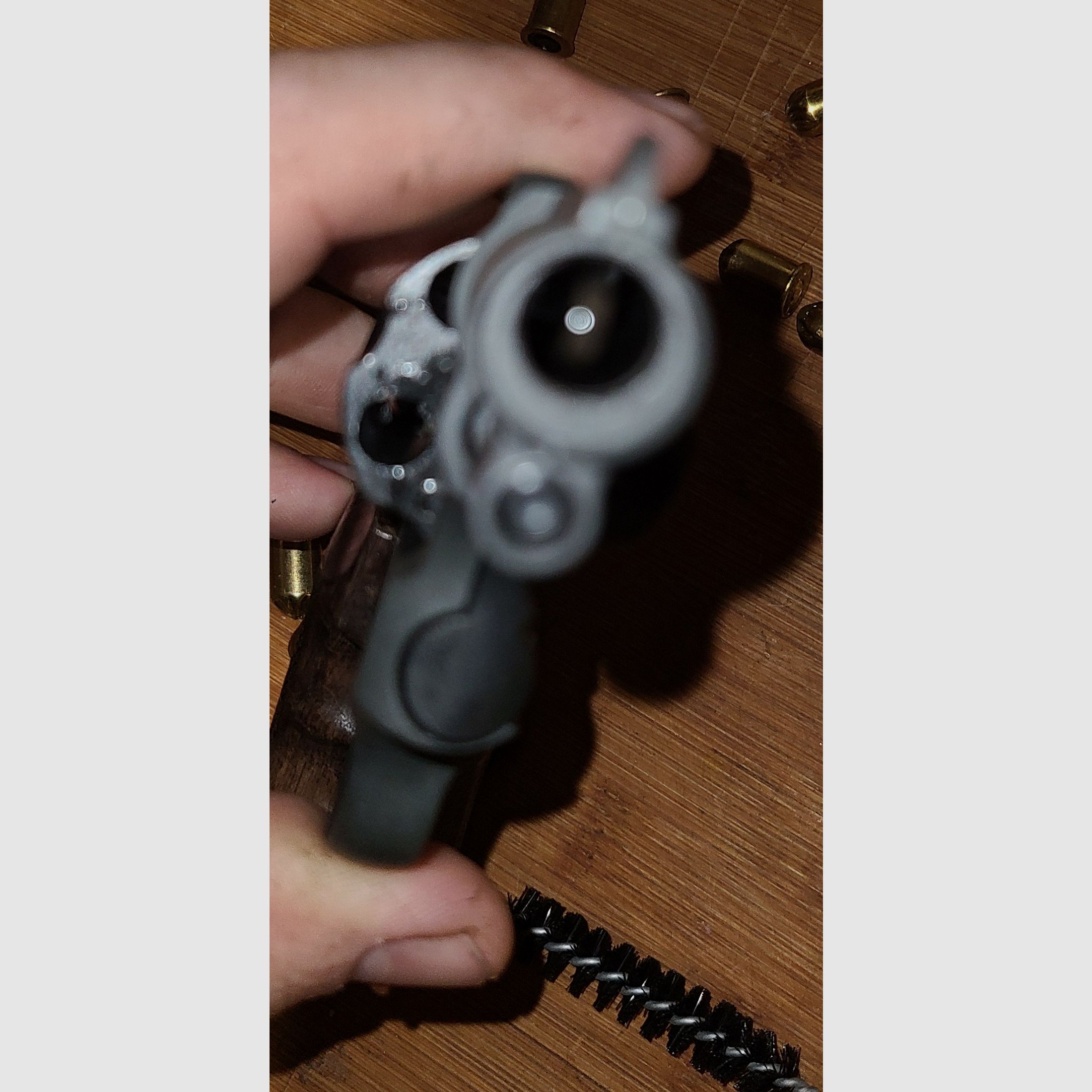 SELTEN REVOLVER SMIT & WESSON CHIEFS SPECIAL / HOLZSCHALEN GRIFF / cal. 9mm / PTB 794 / SCHRECKSCHUSS GAS PISTOLE SILVESTER SELBSTVERTEIDIGUNG SAMMLER mit ZUBEHÖR ohne VP