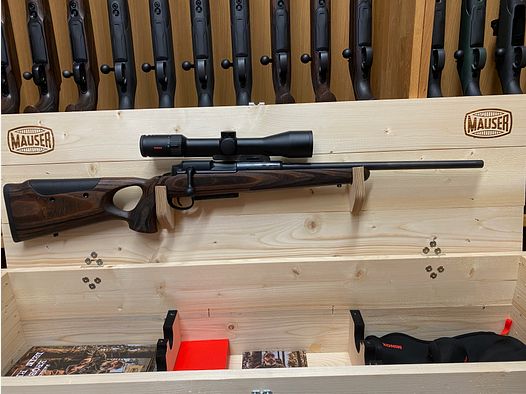 Mauser 25 Max, con Minox RS-4 2,5-10x50, con slitta