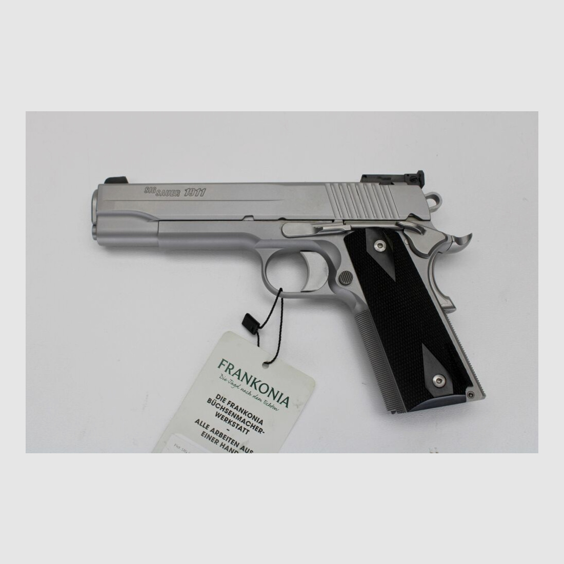Pistole SigSauer 1911 Stainless Target 45ACP inkl Koffer #:15475 Pfandversteigerung 17.7.25