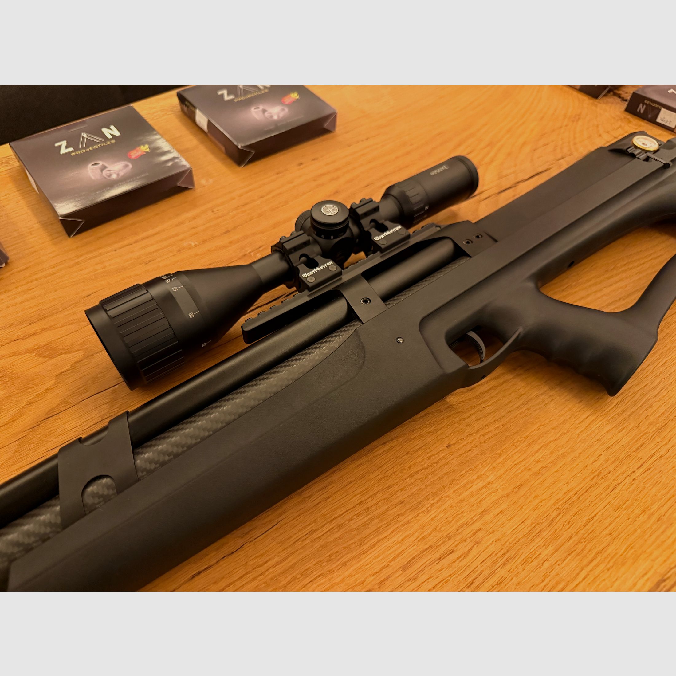 Huben K1 +!! 2000 shots ZAN slugs!!+ JADS silencer + Hawke scope