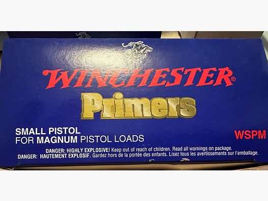 Winchester 900 pezzi Small Pistol Primers