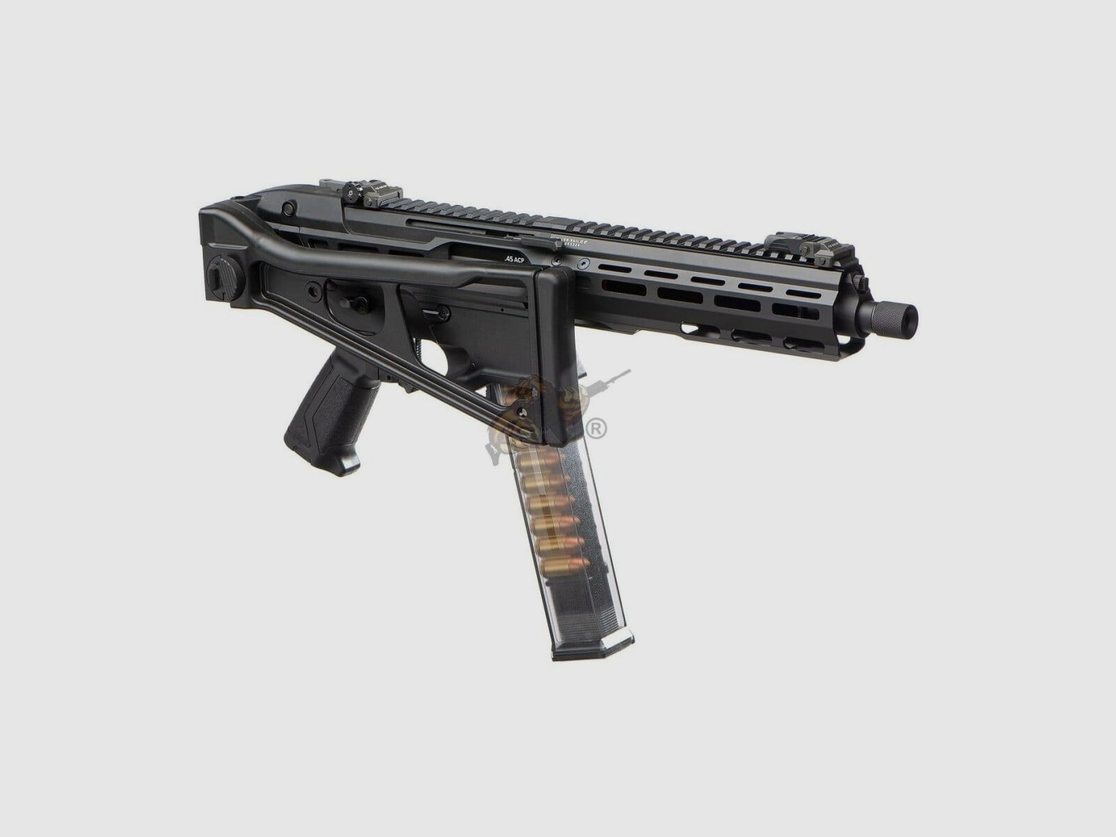 G&G PCC45 G2 with ETU in black Airsoft Free from 18 - S-AEG -F-, image 1 of 3