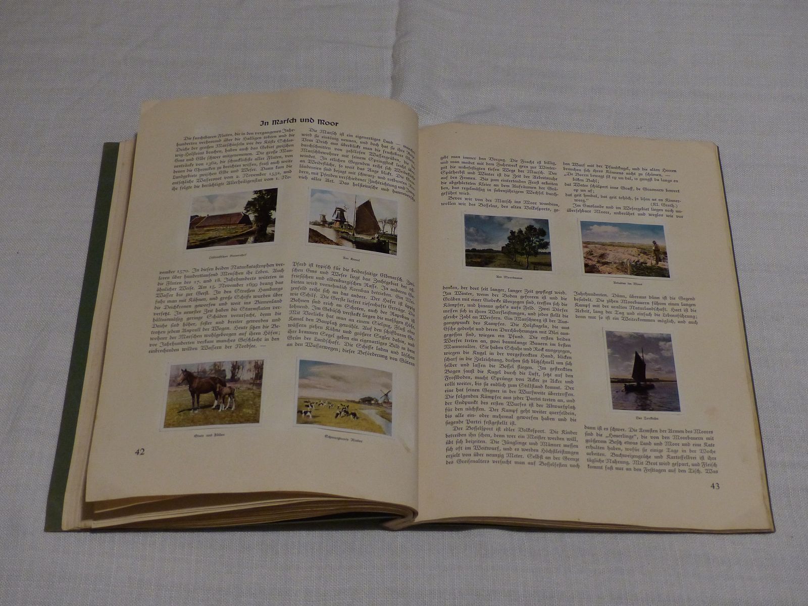 Complete sticker album on German soil 1935