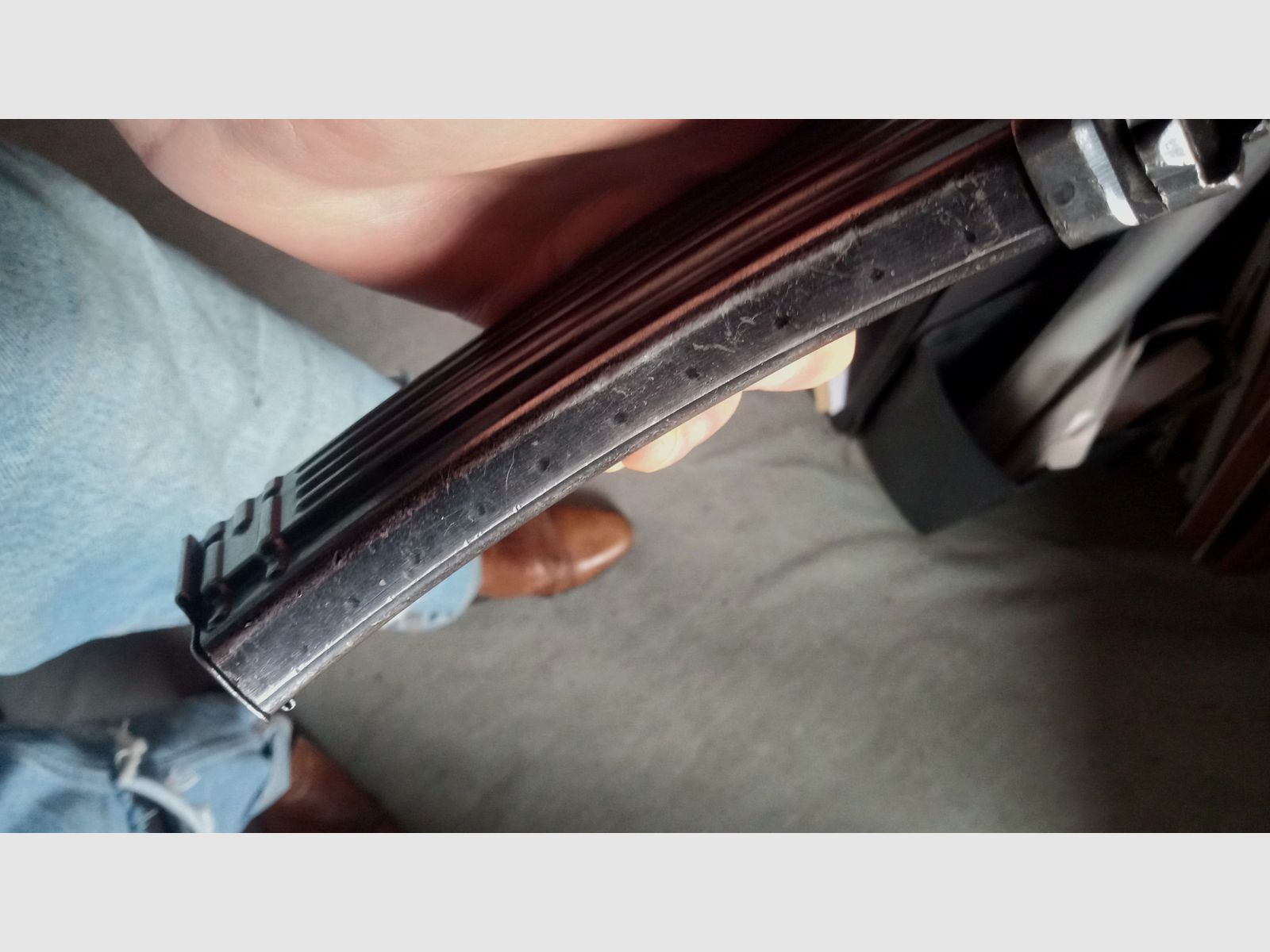 AKM / AK47 Stahl Deko Magazin (unbrauchbar/deaktiviert) / passt auch in GSG Cybergun genannt China-Yunker