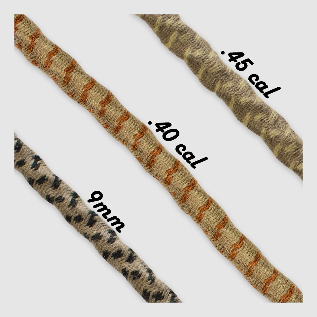 Otis cleaning cord set for 9mm/.40/.45