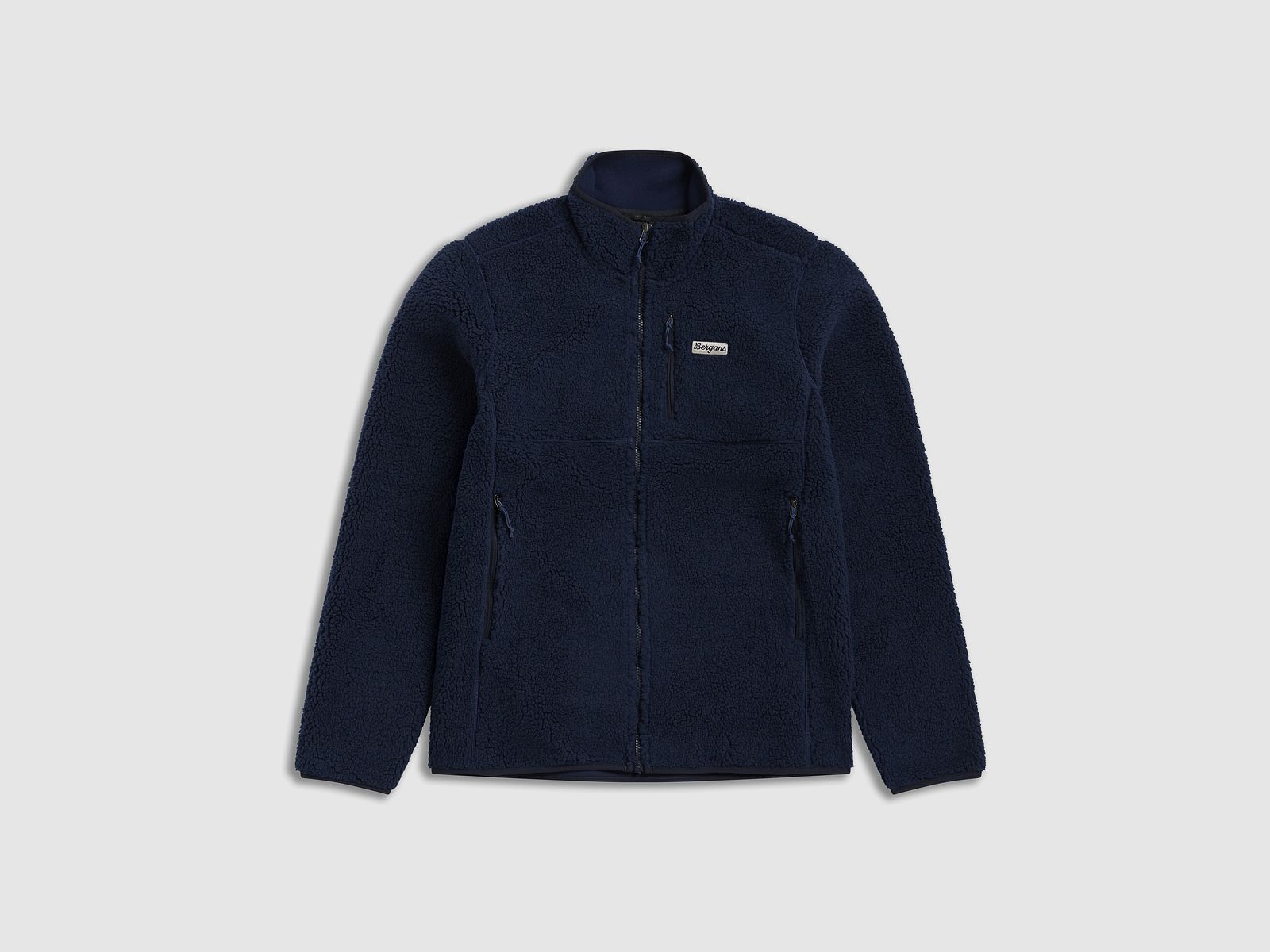 Bergans Lunnan Pile Fleece Jacket Men Navy Blue XL