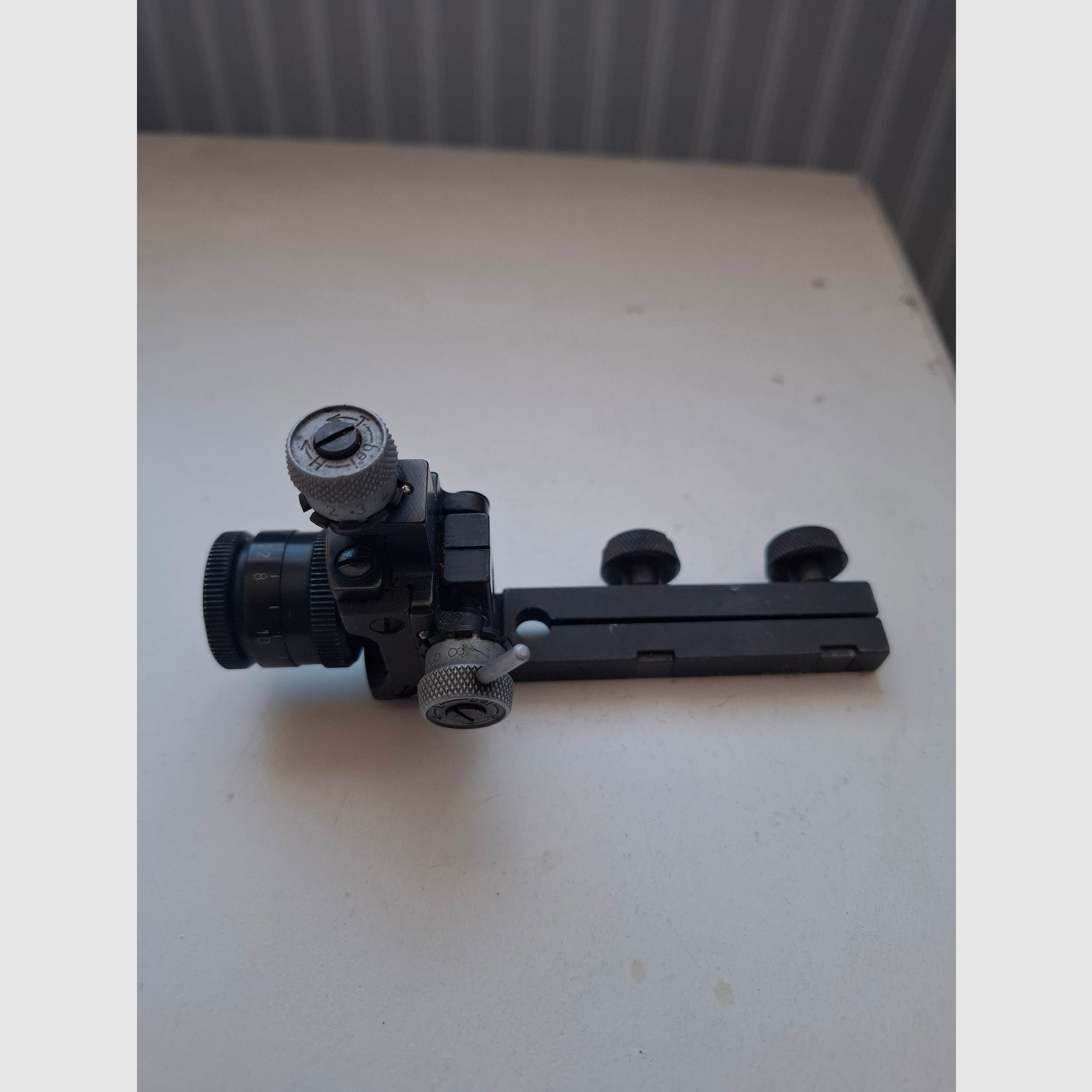 Anschütz Diopter 6705 plus Gehmann Irisblende 8-22 Diopterscheibe D75 Diopterblende