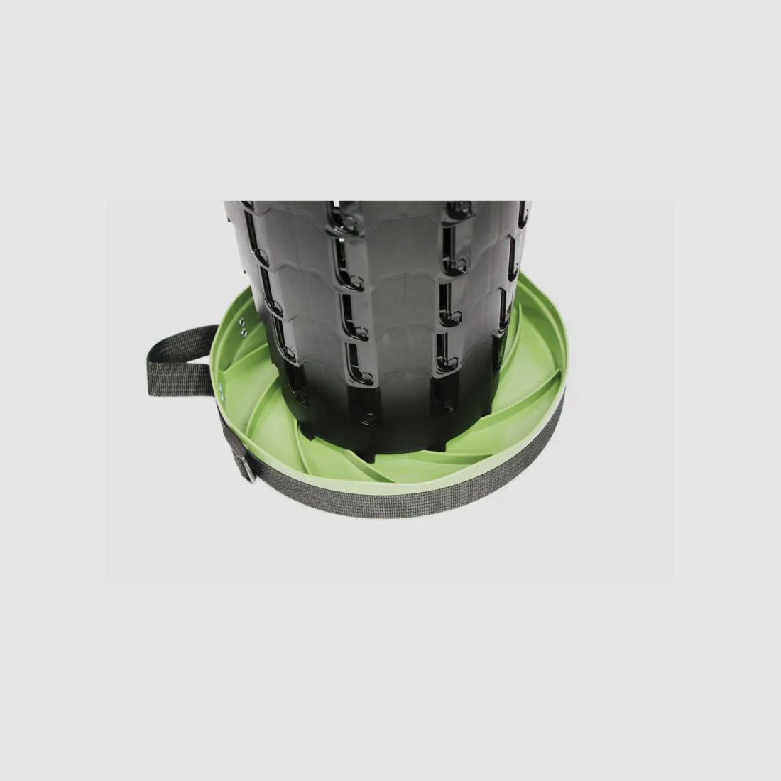 Höhenverstellbarer Kaki- und schwarzer Teleskophocker von 6 bis 45 cm, Bild 7 von 10