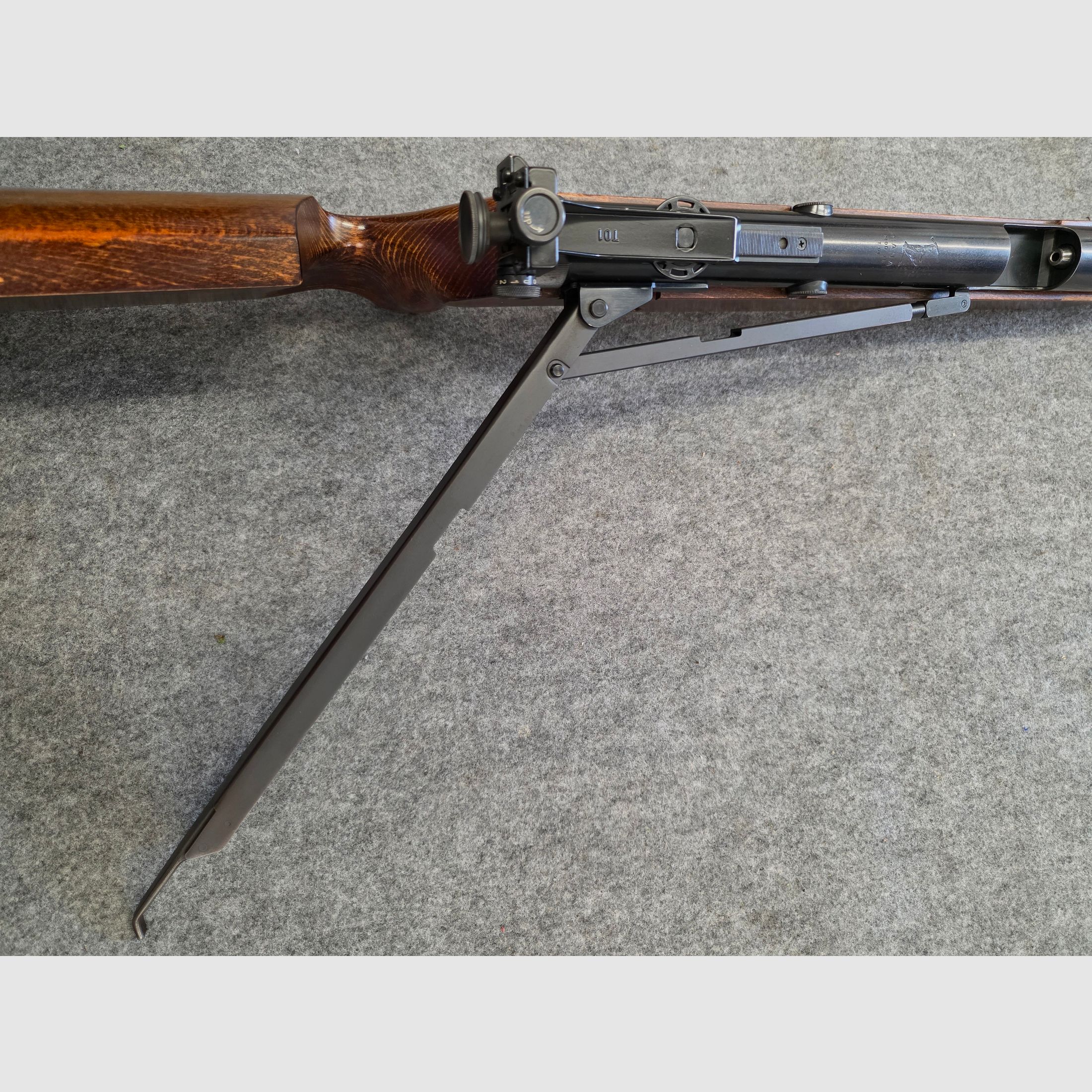 Match air rifle side cocking Diana Mod. 75 U T01 very rare in good condition