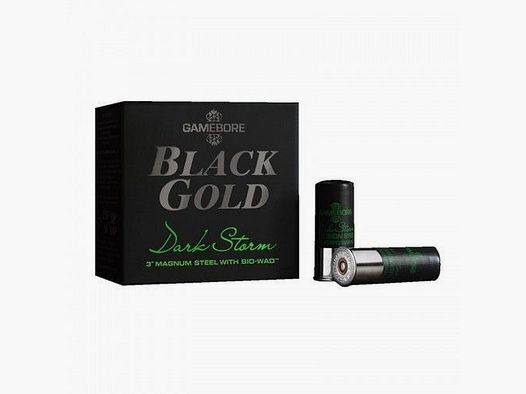 GAMEBORE Black Gold Dark Storm - Kal. 12/76 - 35g - Nr. 3 (3,5mm) - Bleifrei - mit biologisch abbaubarer Bio-Wad®