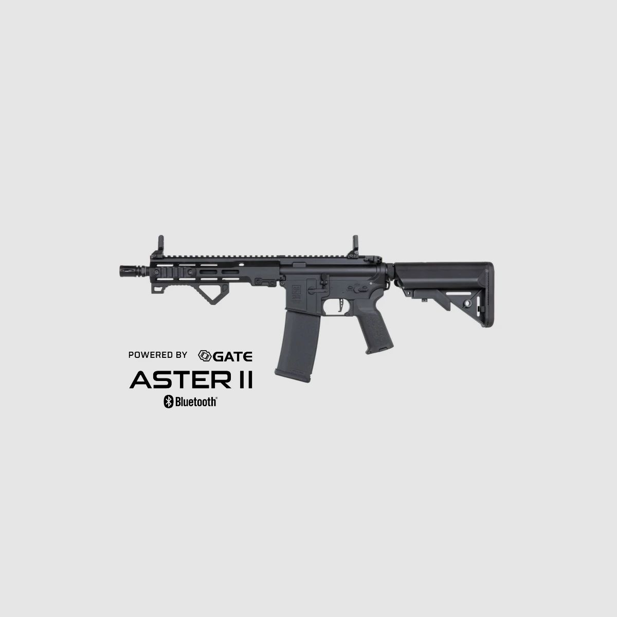 SA M4 CQB M-LOK (SA-P23 PRIME™ Aster II ETU BLDC™) Karabin Airsoft Wolno od 18 - Czarny -F-
