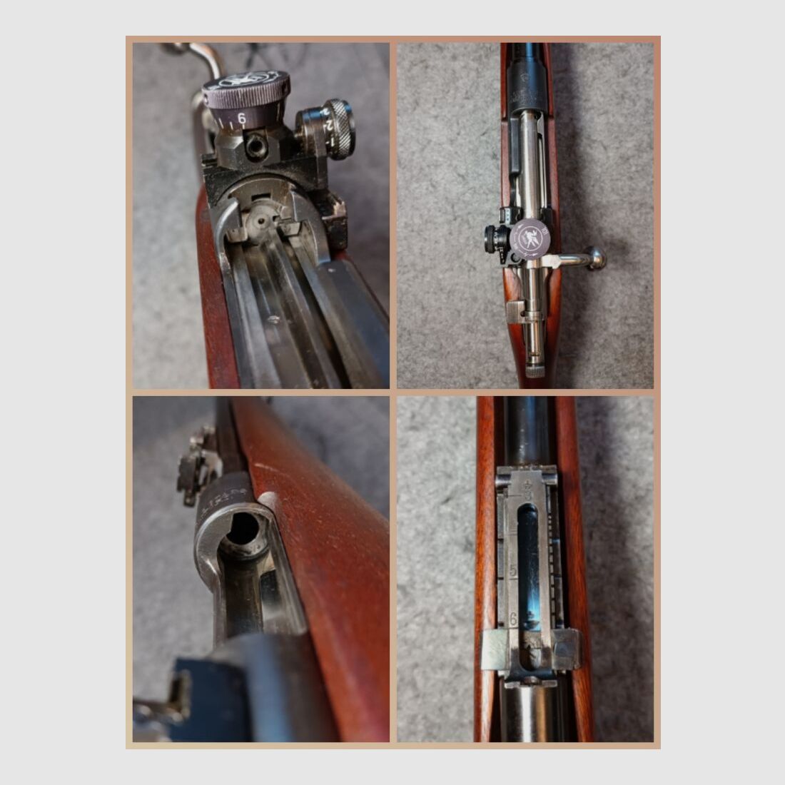 Carl Gustav Svezia Mod. M63 1919 MATCH Diopter Fucile Sportivo