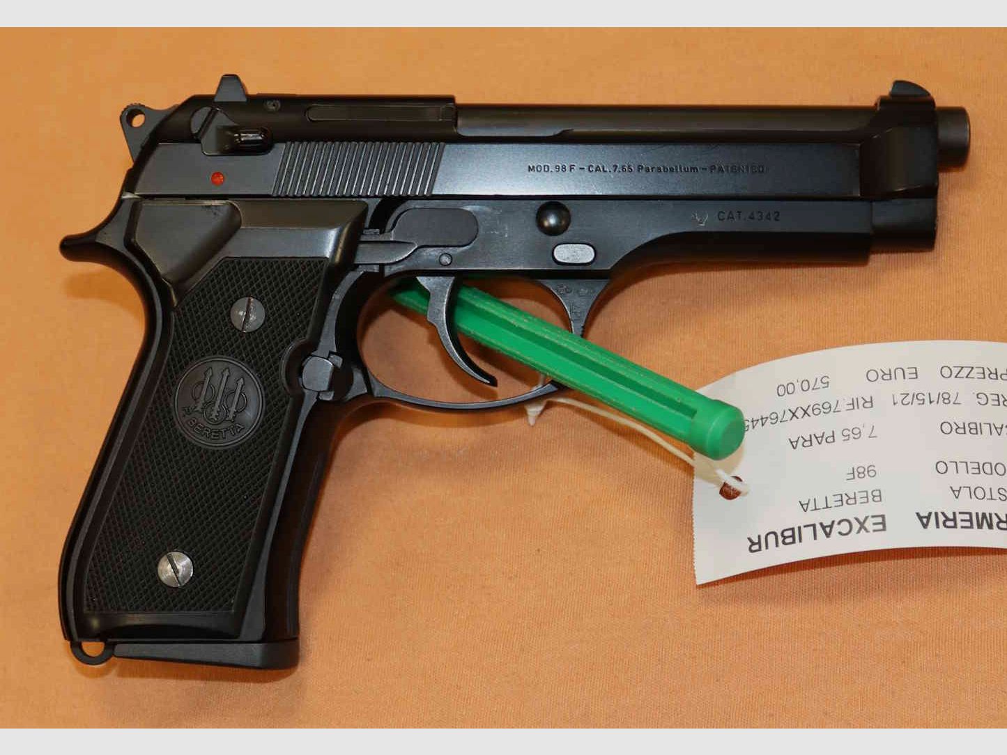 Pistole Beretta Modell 98F Kaliber 7.65 Para, Bild 6 von 8