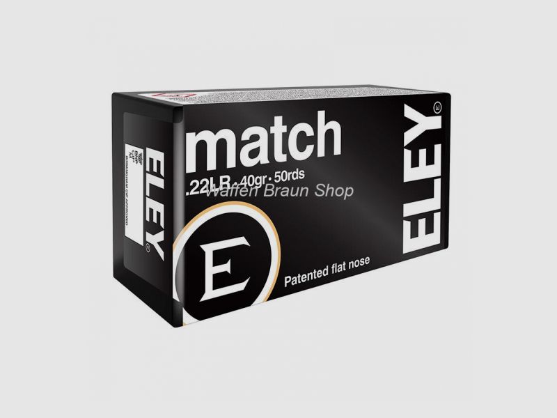 ELEY MATCH .22LR 50 Stück