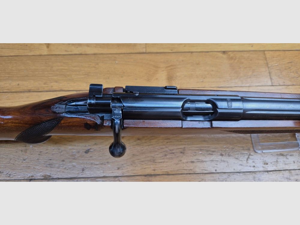Bellissimo fucile da competizione Mauser ES350 B – III Reich – Modello Meisterschaftsbüchse – 22LR – Arma per principianti 1936 – Numero di serie mono – Canne Premium – Un scheggiatura all'estremità del calcio ma in ottime condizioni generali, quasi nuovo – TBE, immagine 18 di 35