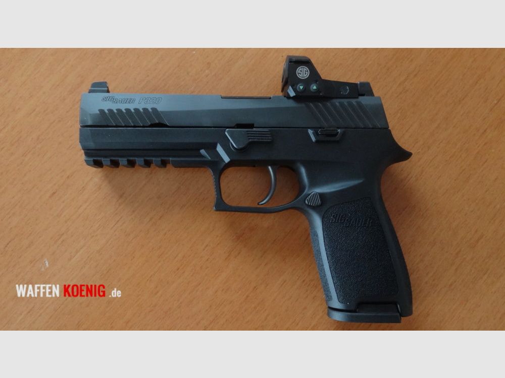 Sig Sauer SL-PISTOLE: SIG SAUER P320 RX FULLSIZE MIT ROMEO1 CAL. 9MM LUGER
