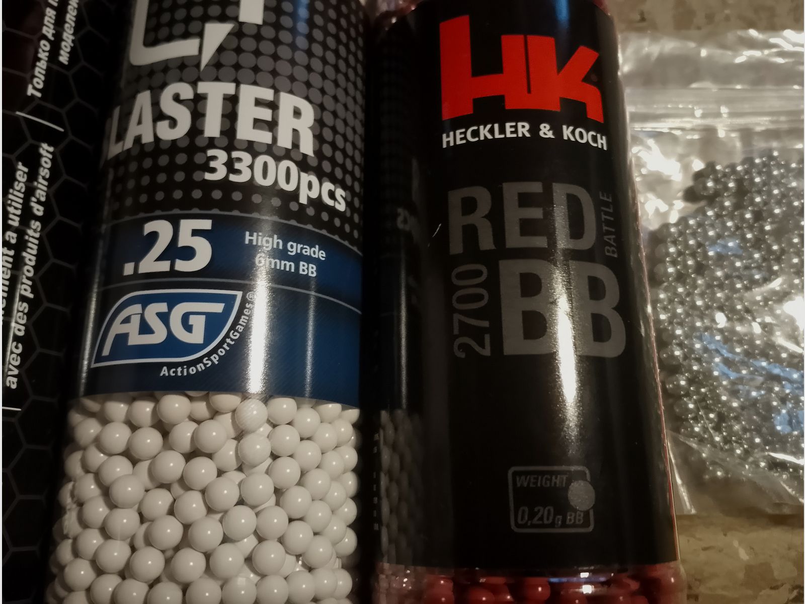 Kli Maverick GBB Gas Blow Back Airsoft Pistole mit Zubehör Greengas + Stahl + 0,20g H&K + ASG  BB's Set 