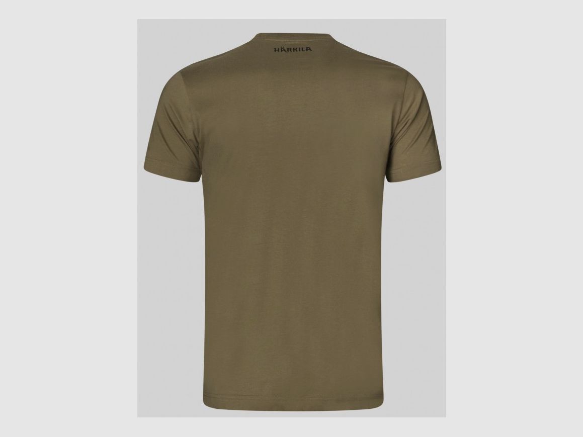Härkila men's T-shirt with logo band, Antique Bronze, image 2 of 3