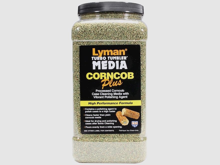 Media di lucidatura Lyman Corncob Plus per Tumbler vibrante (barattolo da 2,04 kg)