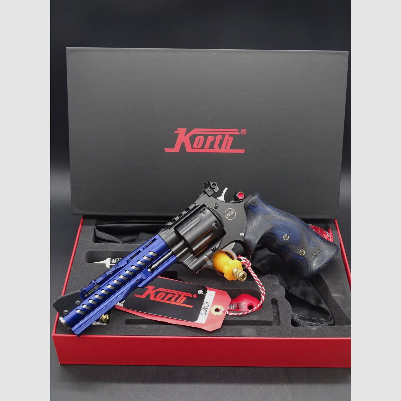 Korth Super Sport GTA BLUE Kaliber .357 Magnum 6" WIR HABEN IMMER KORTH REVOLVER AM LAGER