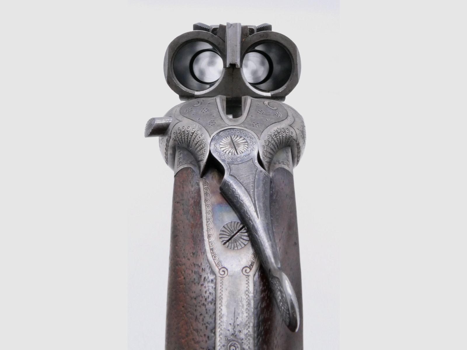 Doppelflinte ETW Suhl 16/70 Lauflänge 720mm mit Einhakmontage - Basen
