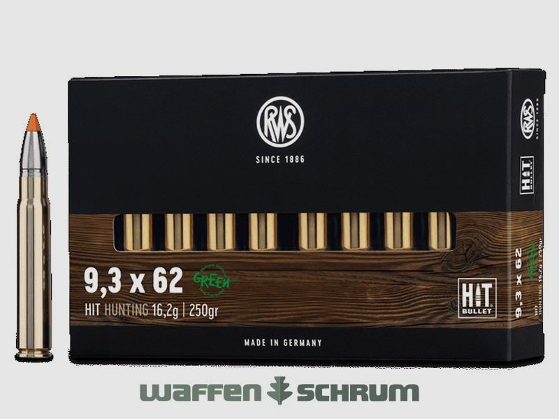 RWS HIT 16,2g - 250gr 9,3x62