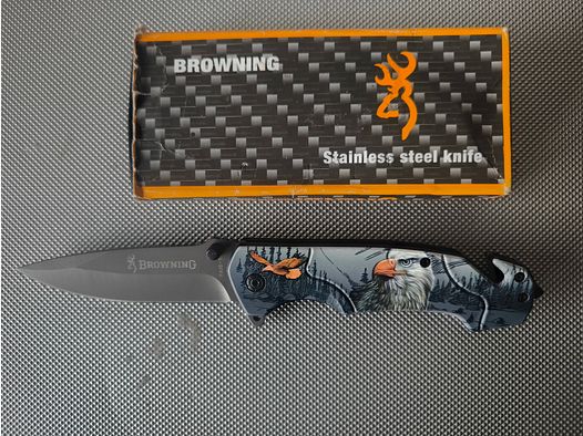 ⚠️ Attention collection clearance, folding knife in Browning design (note not original US Browning!!) unused & scratch-free