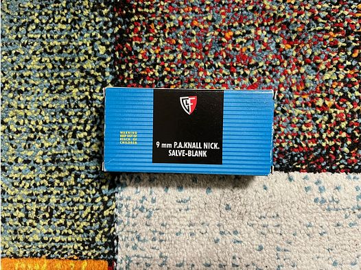 Fiocchi 9mm PAK Platzpatronen - Sammler
