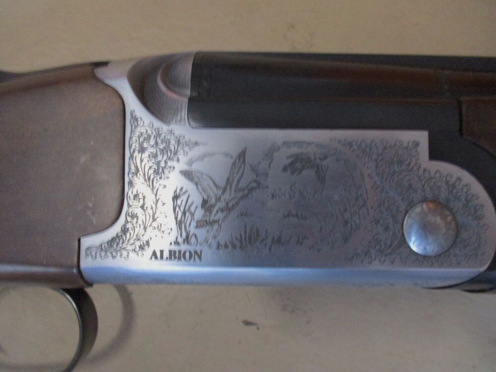 Fusil superposé Rizzini Albion 12/76 inutilisé dans la boîte Albion