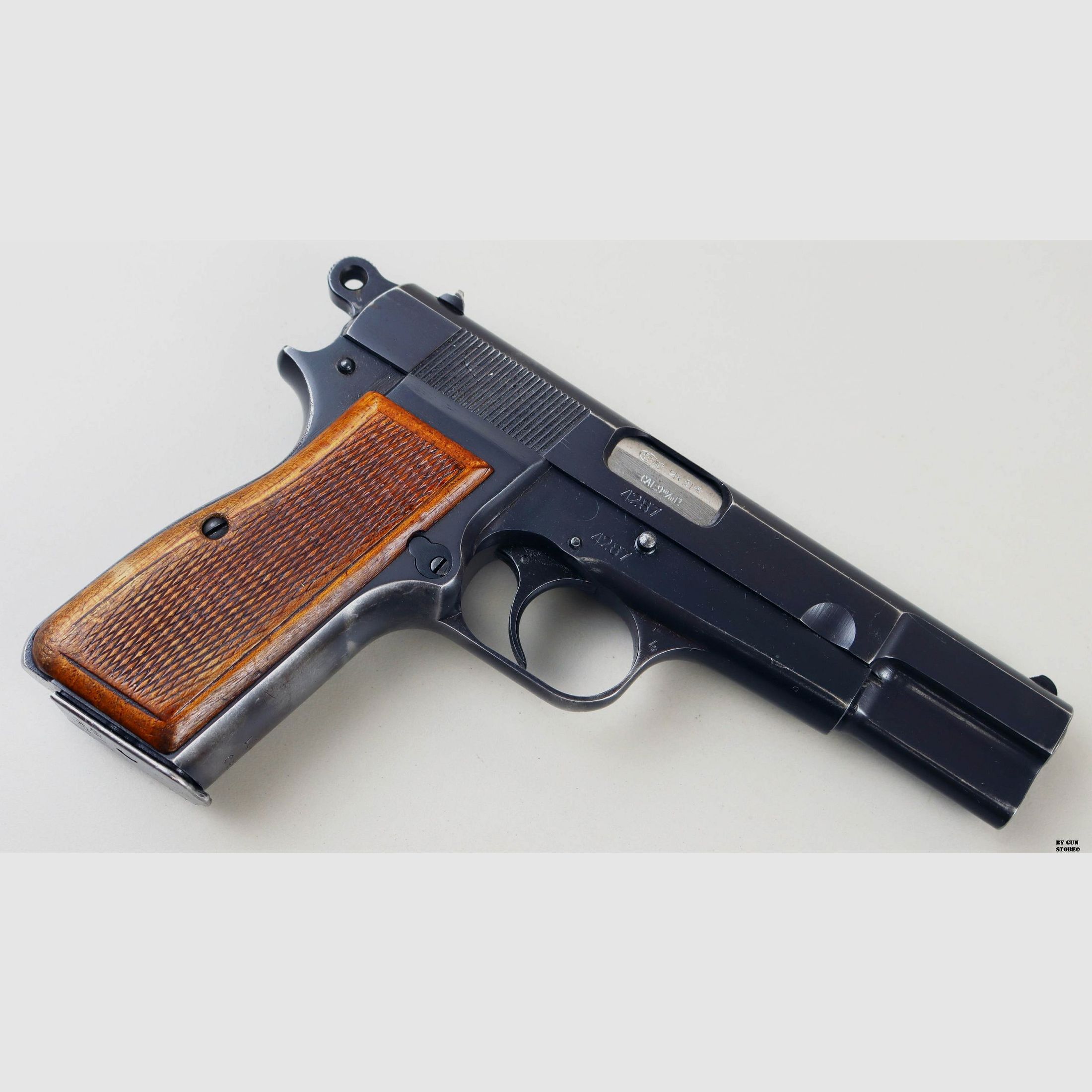 Pistole Fabrique Nationale F.N. mod. HP35 LGK cal. 9×19 matr. 4287, Bild 5 von 13
