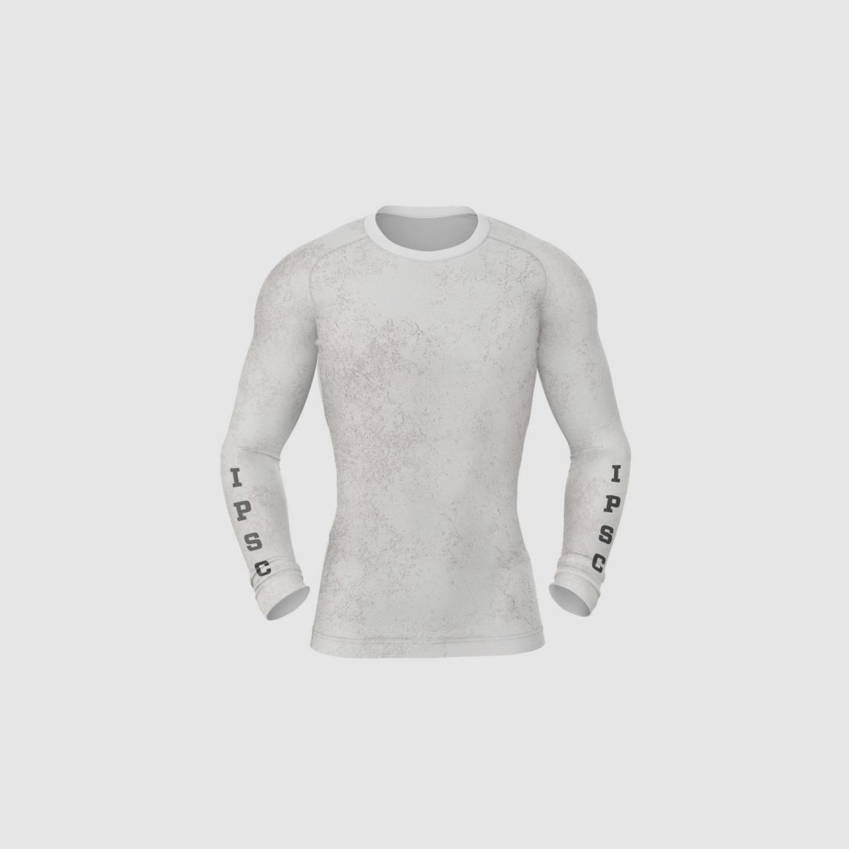 DED IPSC Wettkampf Langarm Kompressions-T-Shirt Weiß, Größe: M, Bekleidungsart: Regular (Herren), Bild 3 von 3
