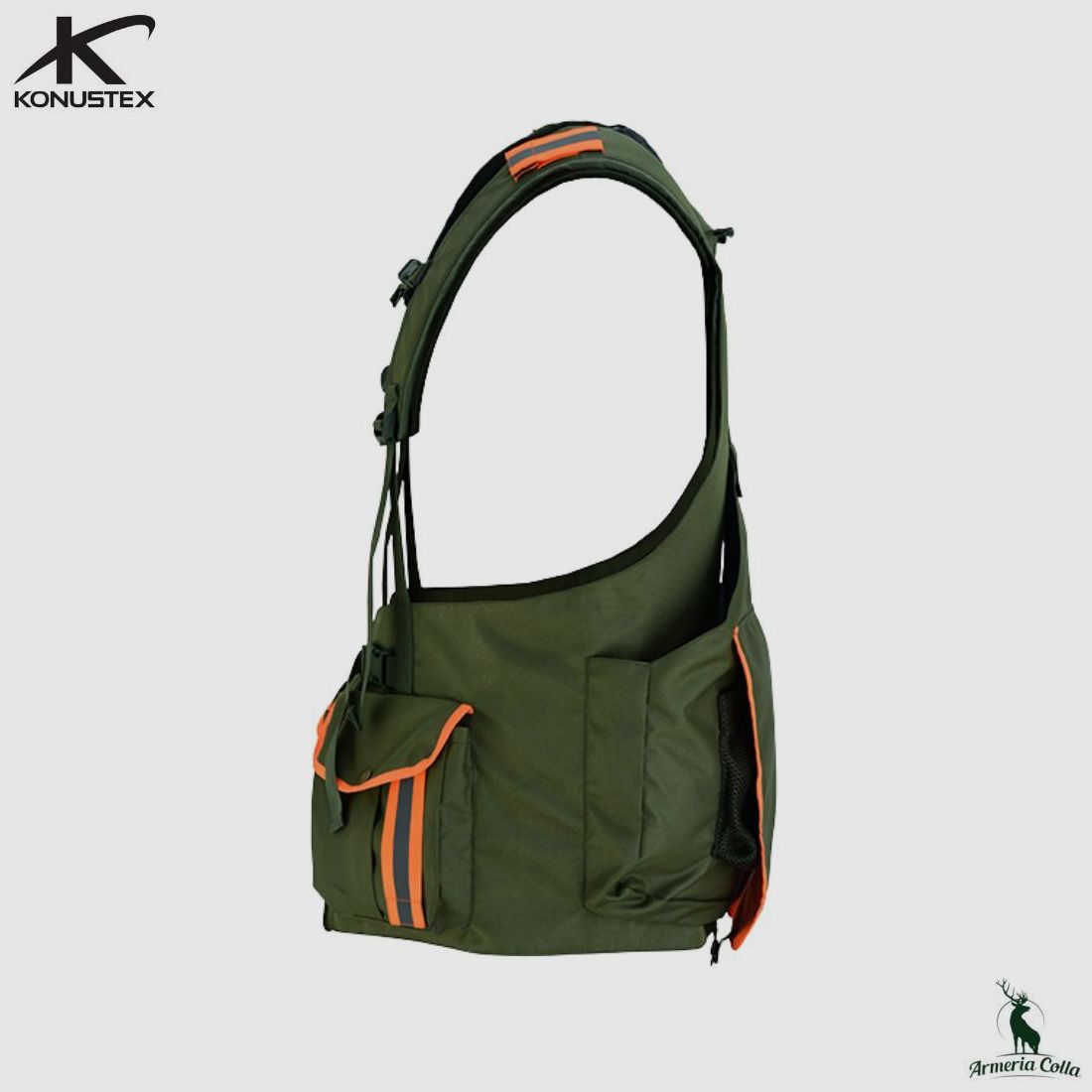 Konustex Trisacca High Visibility mod. Geniox 2.0 col. Orange/Green, image 4 of 4