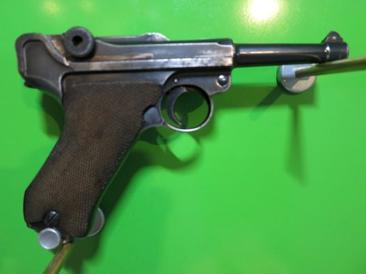 Deutschen Waffen- und Munitionsfabriken (DWM) 1939, Pistole 08 P08, 9 mm Luger, WaA 655 +Adler,  WW2     #67