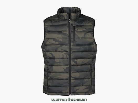 Percussion Steppweste Camo Trek Camo Khaki
