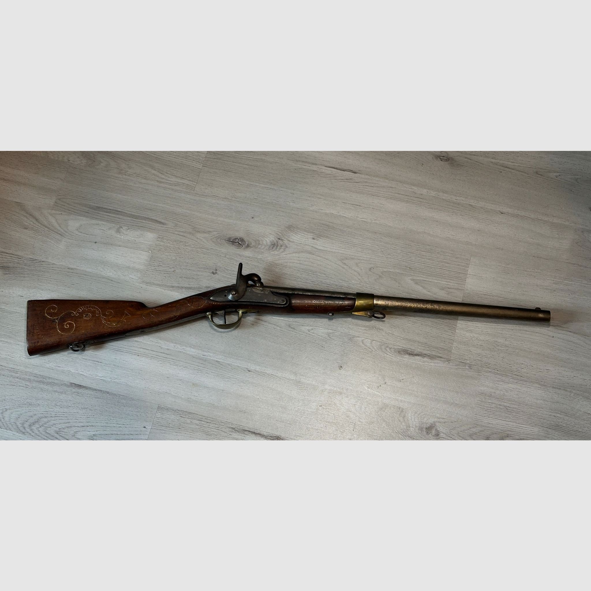 Charleville Gewehr Kavalleriemusketon M 1822 T - Vorderlader - Frankreich - Perkussionsgewehr