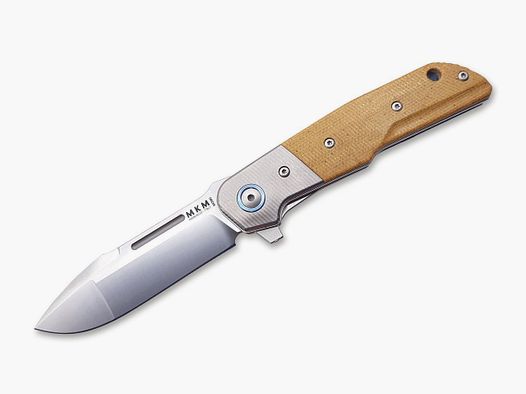 Taschenmesser Clap Micarta Brown Titanium Bolster