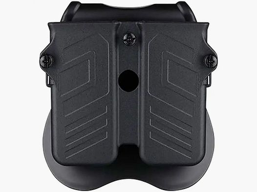Cytac Universal Double Magazine Pouch Pistol Magazines 9mm, .40, .45 | black
