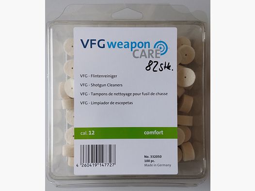 Shotgunreinigingsset Pufferpatronen Kal. 12: Viltreiniger / Shotgunreiniger comfort / intensief, Messingborstels, Wolwisser