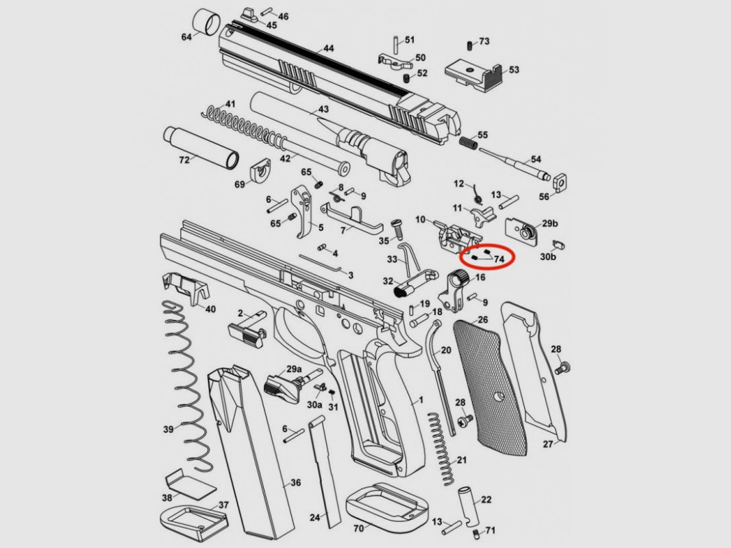 Ejector spring.