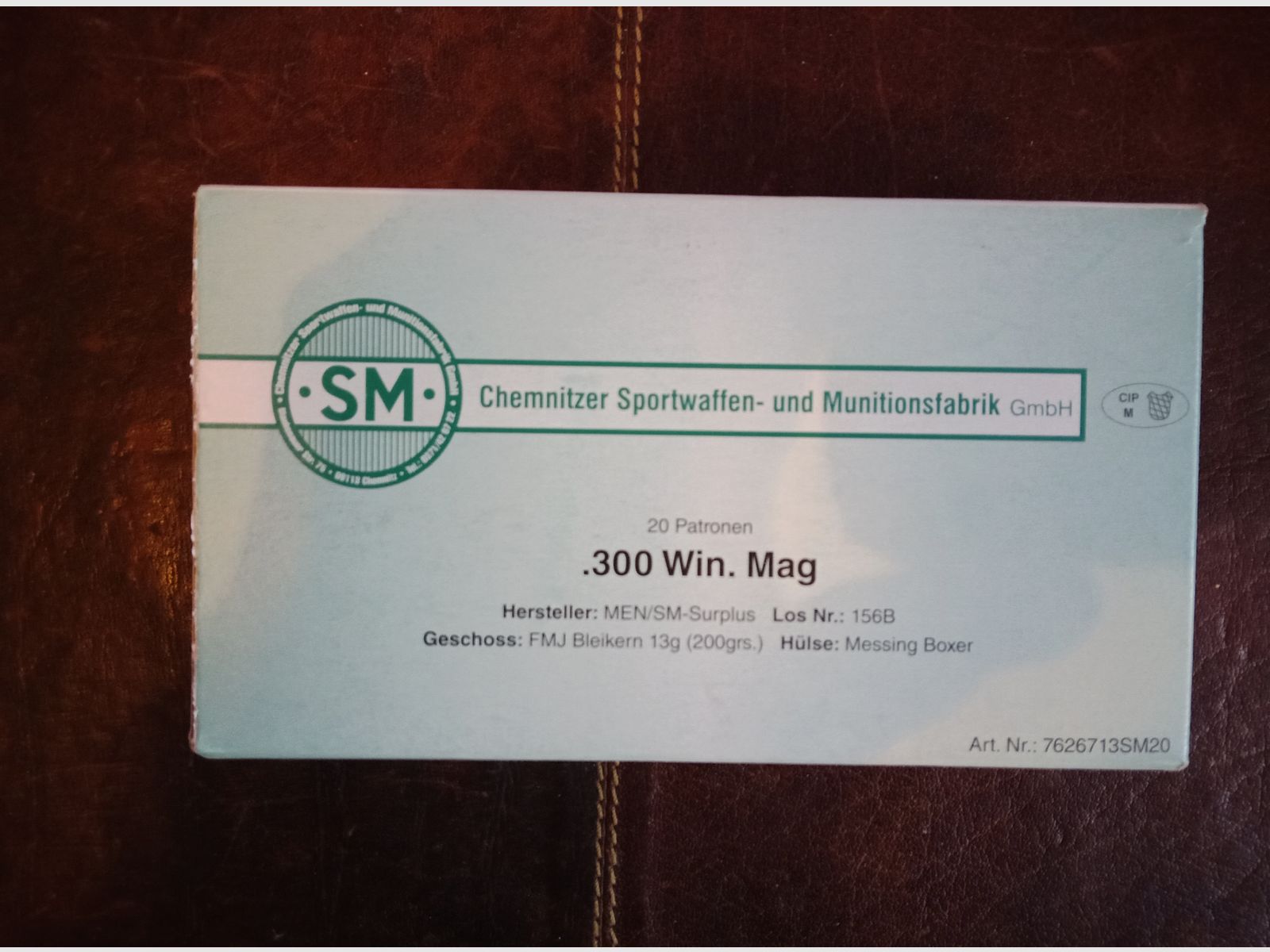 HOMBRES SOBRANTE, VM 13G, BLEIKERN, MANGUITO DE BRONCE .300 WinMag Win Mag