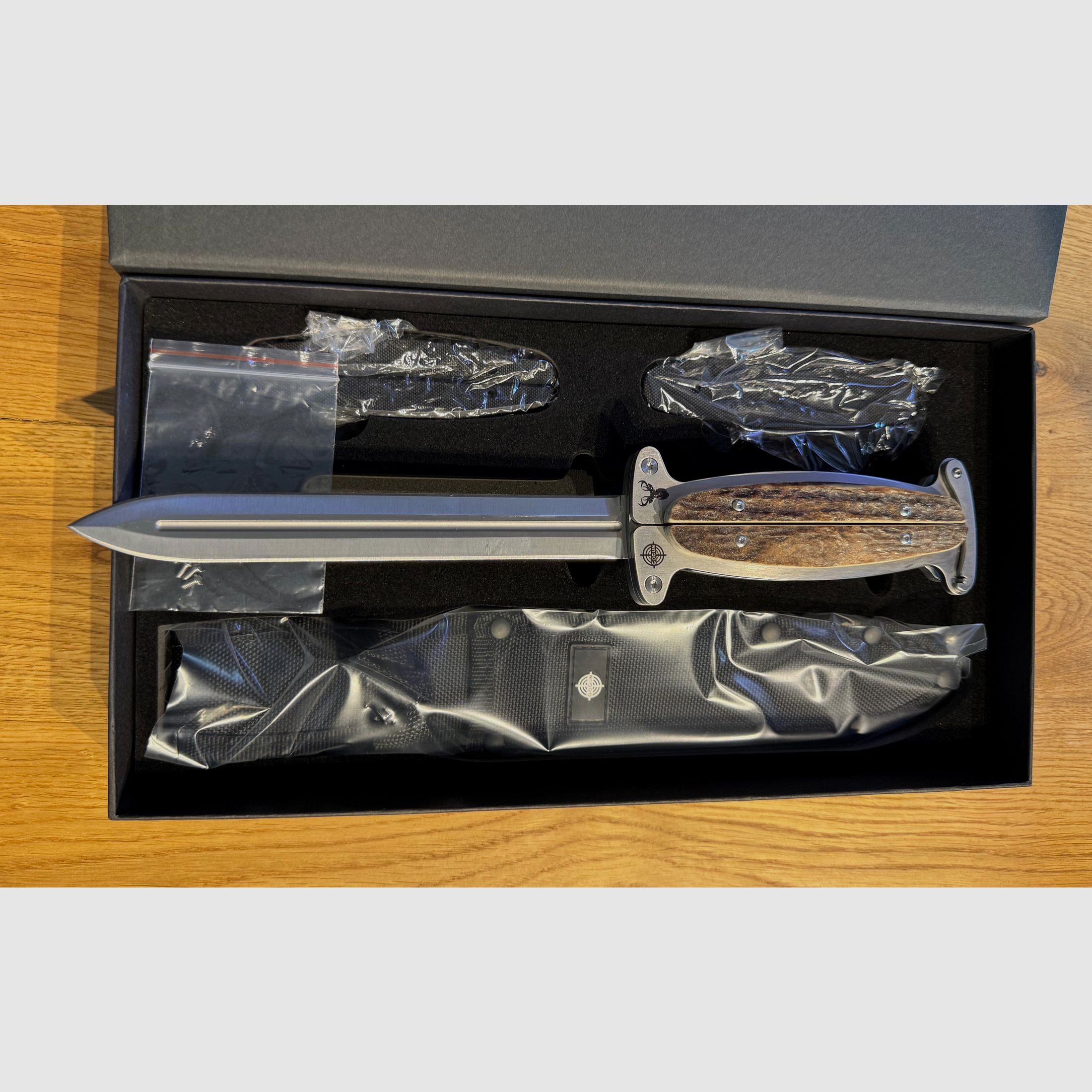 Couteau de chasse Hirschfänger Pantograph Reloaded – Édition limitée pour collectionneurs / Couteau de chasse Hirschfänger