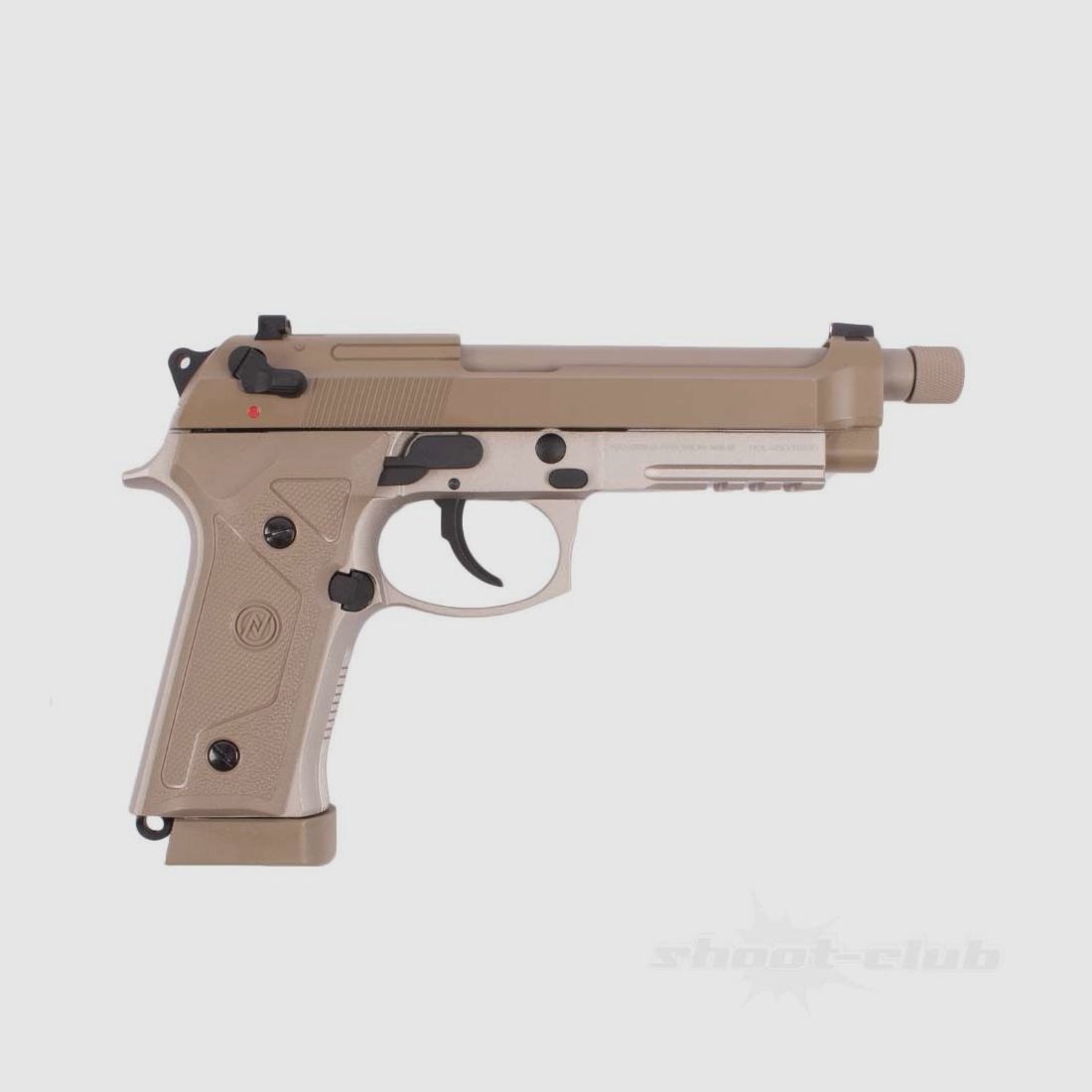 NXG NX92 Elite Tactical Blow Back 4,5 mm BB Desert M14x1 li