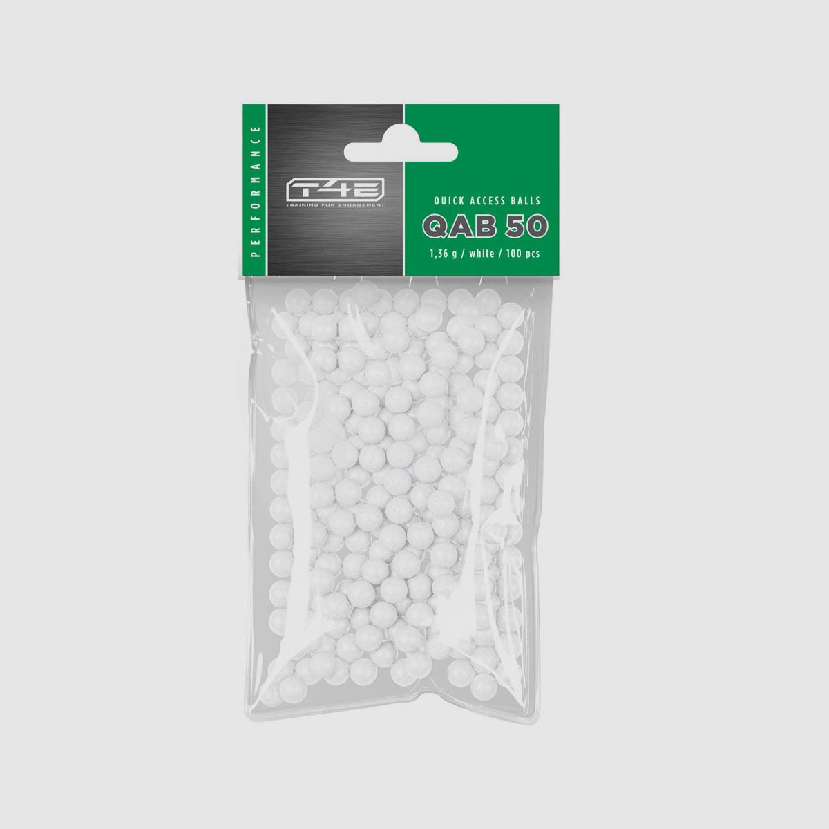 T4E Performance QAB 50 Quick Access Balls Kal.50 100 Stück weiß