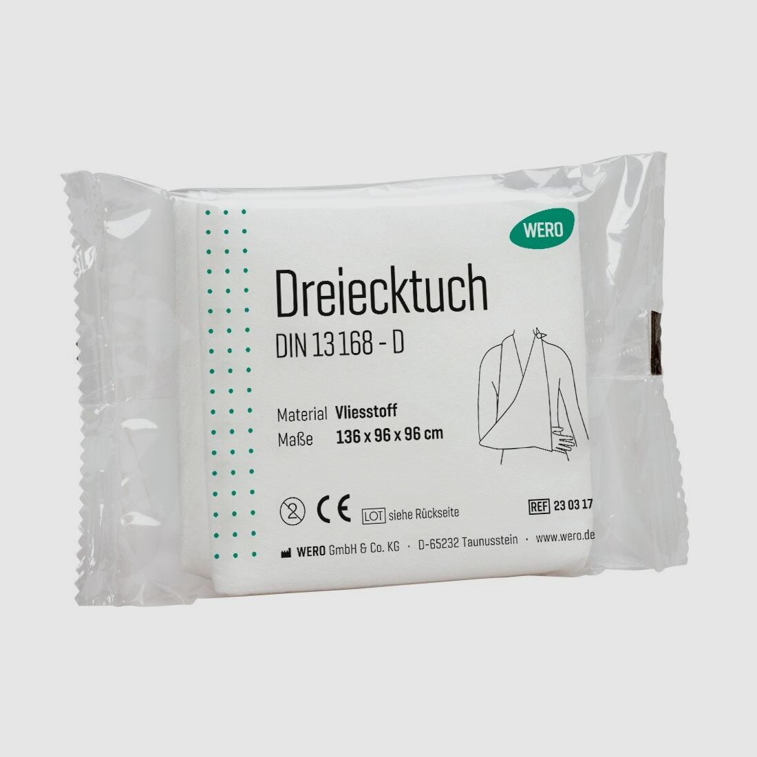 WERO Dreiecktuch (Armtragetuch) Vlies