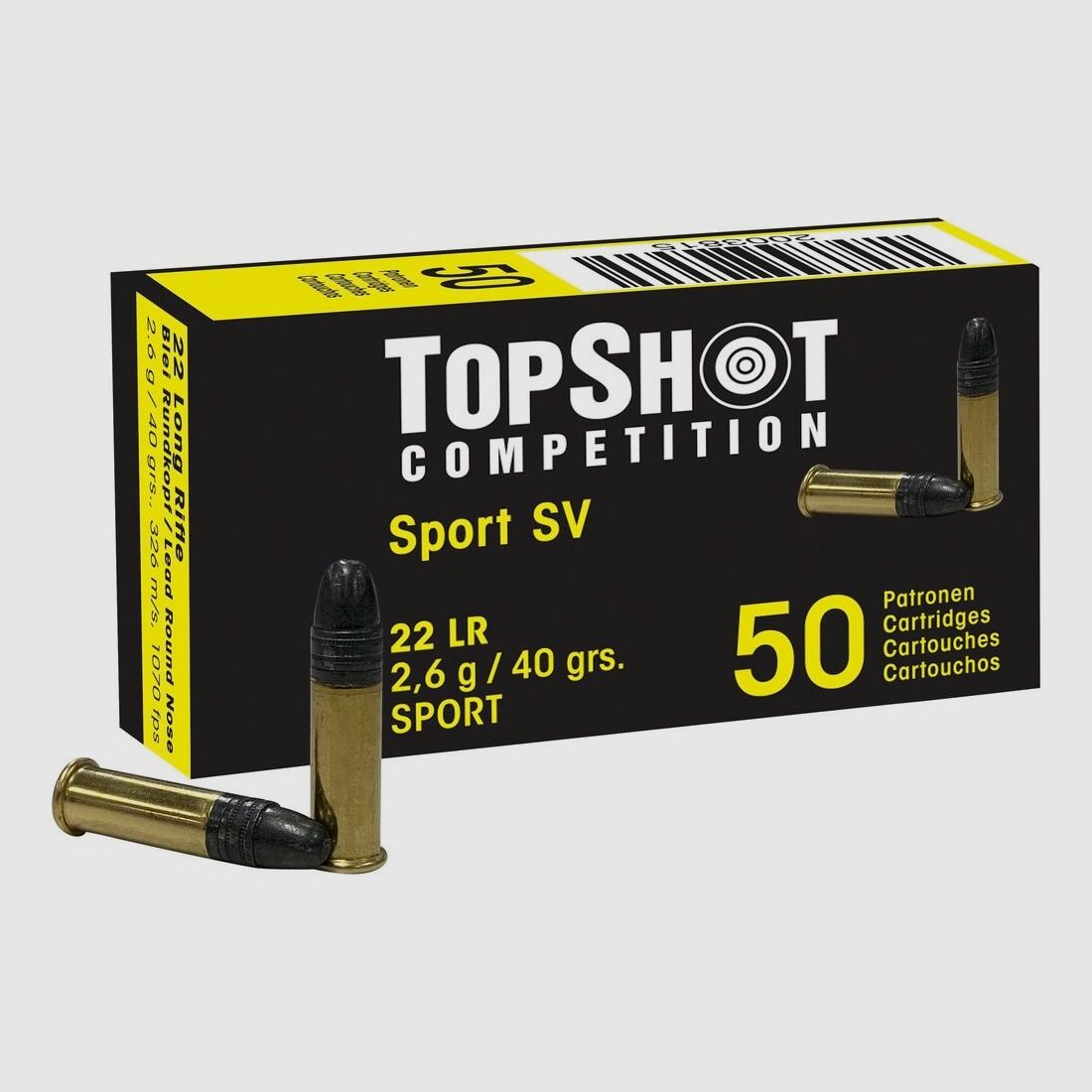 TOPSHOT Competition Black Edition SV 2,6g/40grs. .22 lfB.