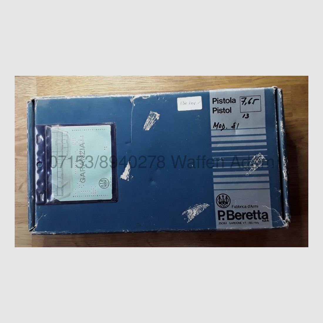 Beretta original box model 81