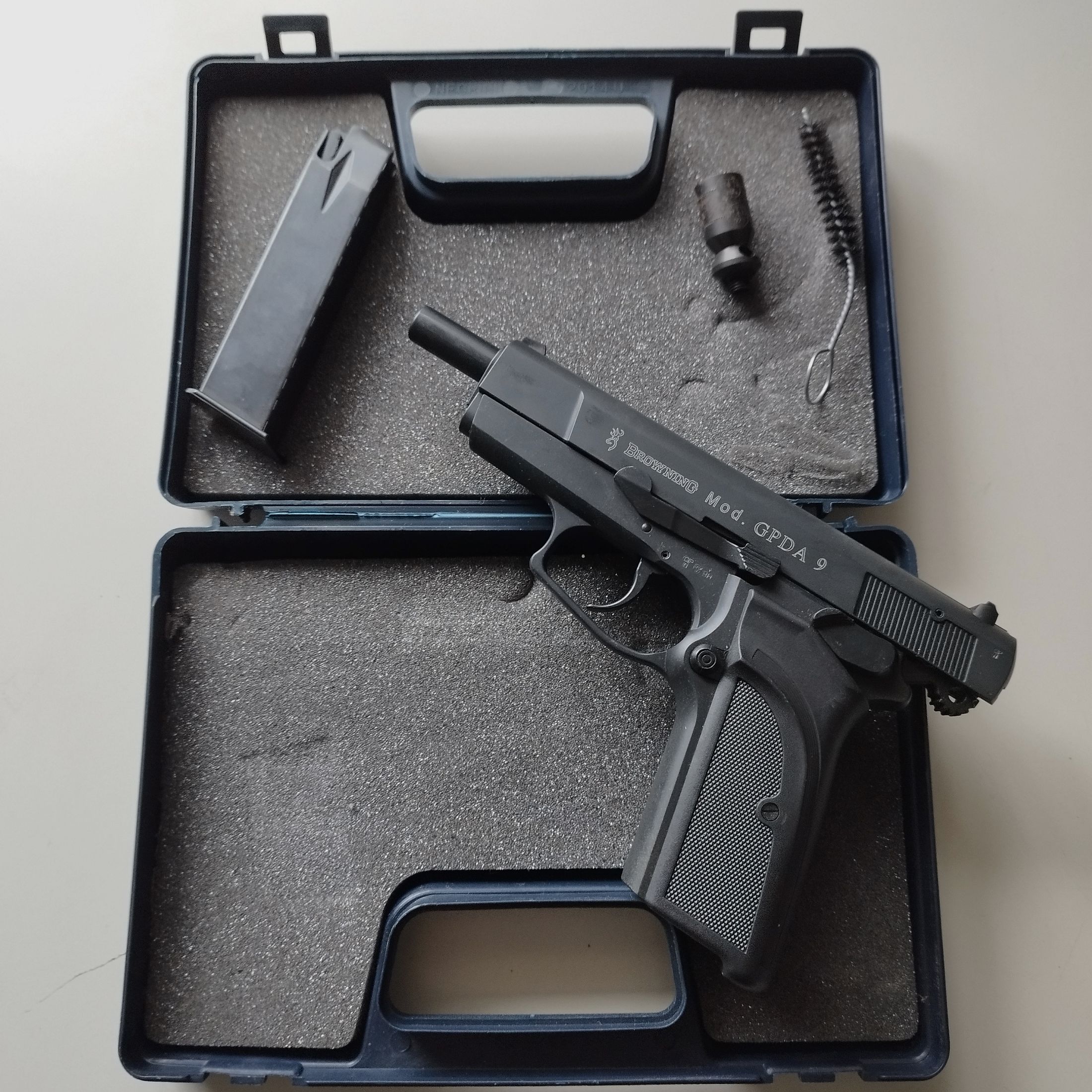 Browning GPDA 9 - 9mm P.A.K. -  SRS Pistole mit Box PTB