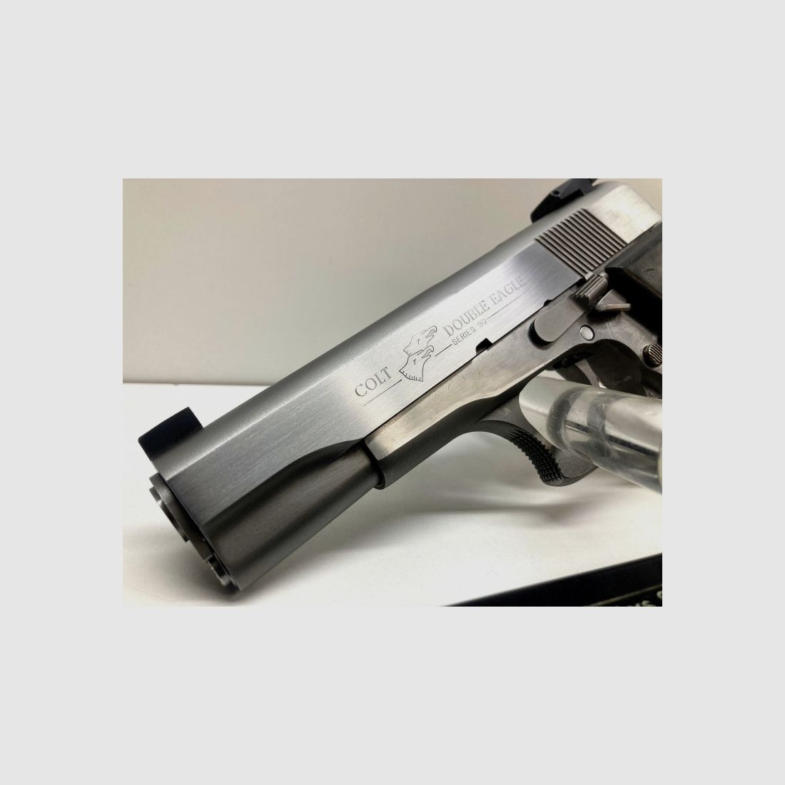 Pistole COLT Double Eagle Kal. .45 ACP stainless inkl. Peters Stahl Wechselsystem Kal. .22lr. TOP!!!