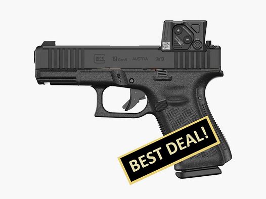 Pistola Glock 19 Gen5 MOS/FS A-CUT Combo 9 mm Luger