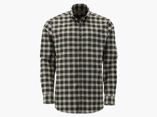 OS Trachten shirt with large green flannel checks